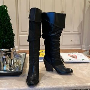 Lucky Brand Suede & Leather Boots